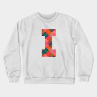 Letter I Initial Crewneck Sweatshirt